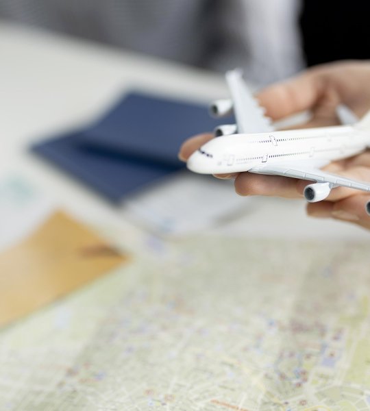 National and international land and air transport